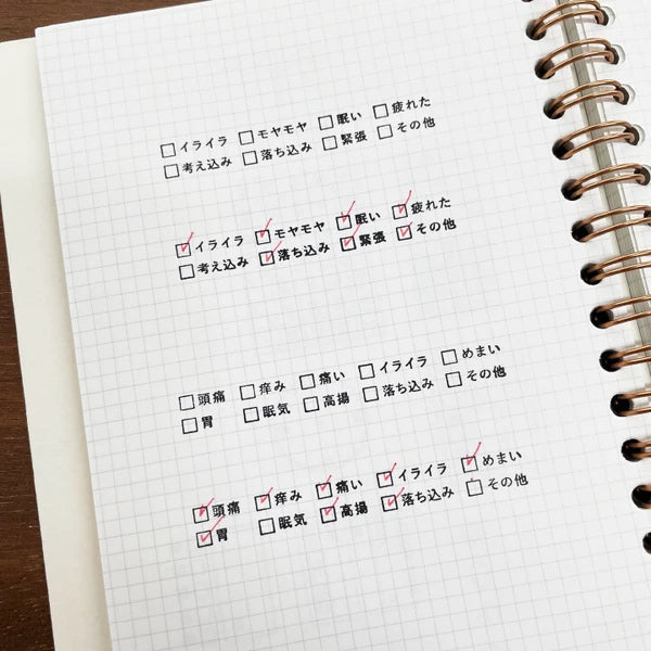 STAMP MARCHE Checklist 10-Item Health Rubber Stamp