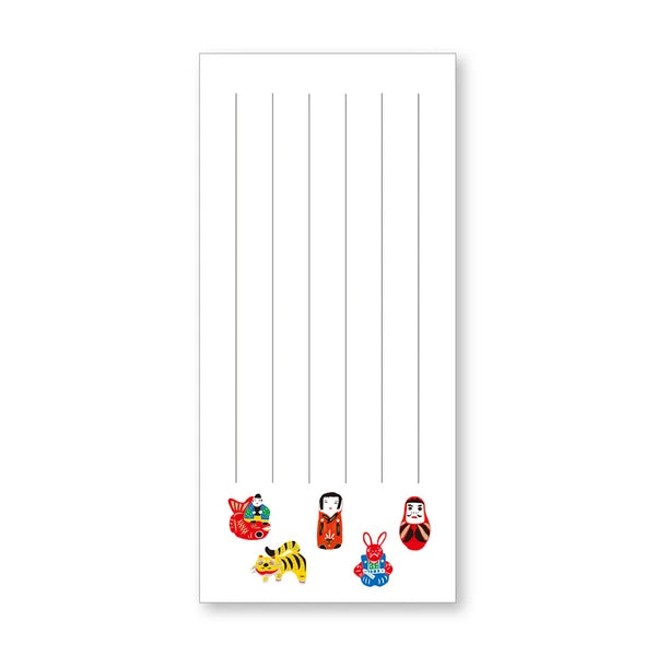 MARUMO PRINTING WATOY Japanese Pattern Mini Letter Pad - Additional product image