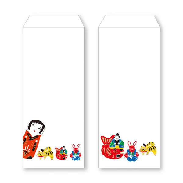 MARUMO PRINTING WATOY Japanese Pattern Japanese Envelope Set - Additional product image
