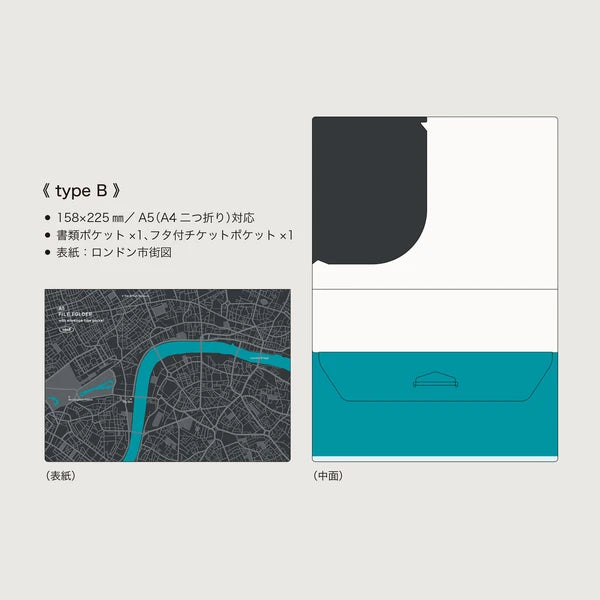 MARUMO PRINTING Covered Pocket File - B Type - Additional product image