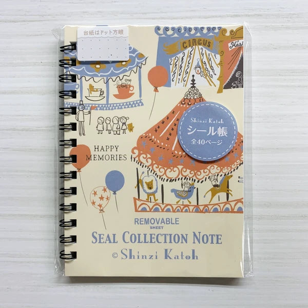 SEAL-DO PRINTING Shinzi Katoh Sticker Book - Merry-Go-Round