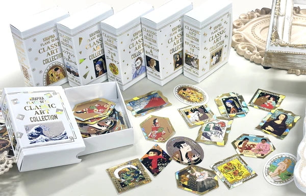 SEAL-DO PRINTING Kirapika Foil Flake Stickers - Van Gogh & Gauguin - Additional product image