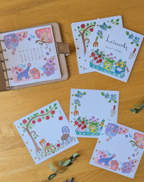 Fujihato-sha Leisurely Planner Refill M5 Square Size