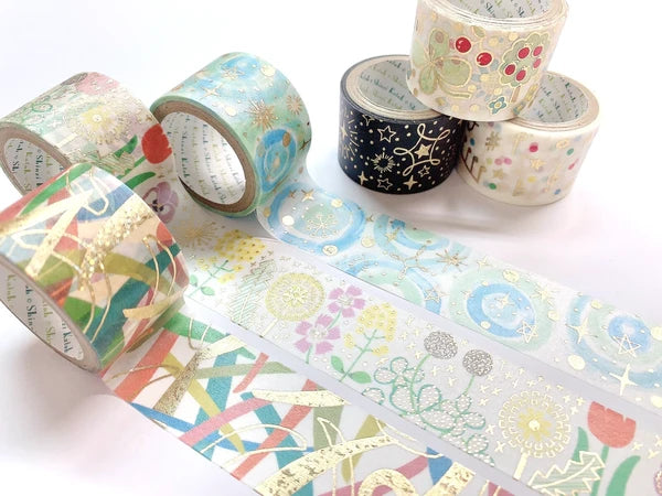 SEAL-DO PRINTING Kirapika Foil Wide Masking Tape - Brilliant
