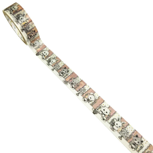 SEAL-DO PRINTING Kirapika Foil Masking Tape - Tea Time