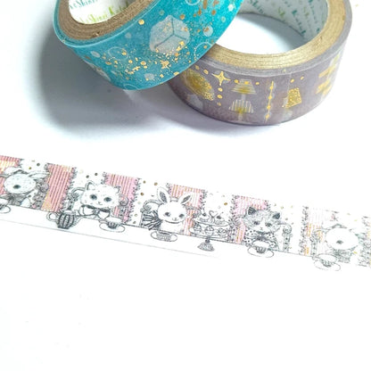 SEAL-DO PRINTING Kirapika Foil Masking Tape - Tea Time