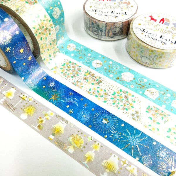 SEAL-DO PRINTING Kirapika Foil Masking Tape - Starry Sky