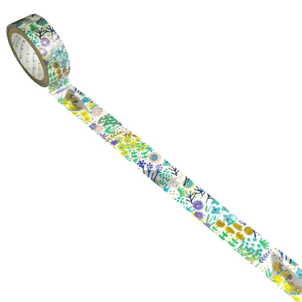 SEAL-DO PRINTING Kirapika Foil Masking Tape - Cat Garden