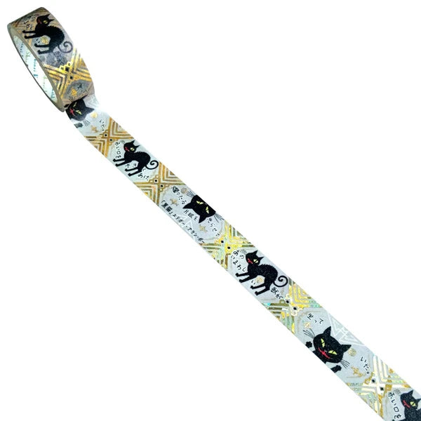 SEAL-DO PRINTING Kirapika Masking Tape - The Black Cat - Additional product image