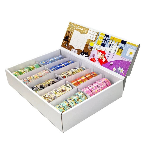 SEAL-DO PRINTING Walking Through Literature 2 Kirapika Masking Tape Display Set