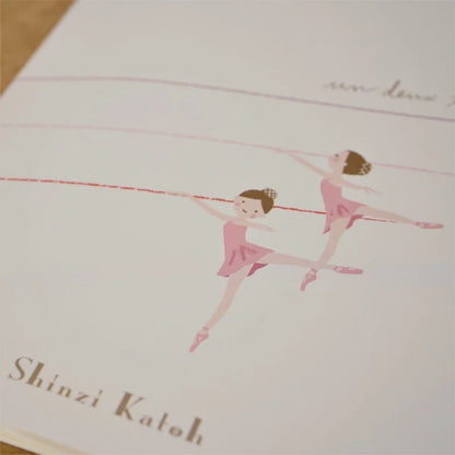 Kinose Printing Ballet Series Arabesque Notebook