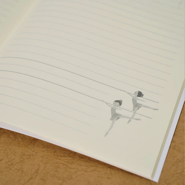Kinose Printing Ballet Series Arabesque Notebook