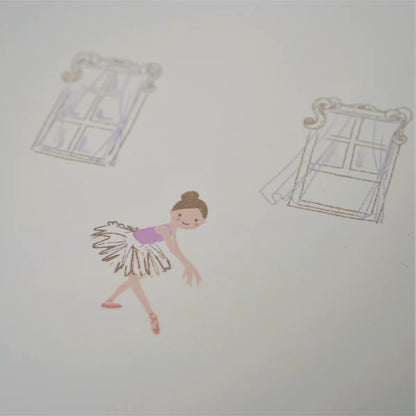 Kinose Printing Ballet Series Révérence Notebook