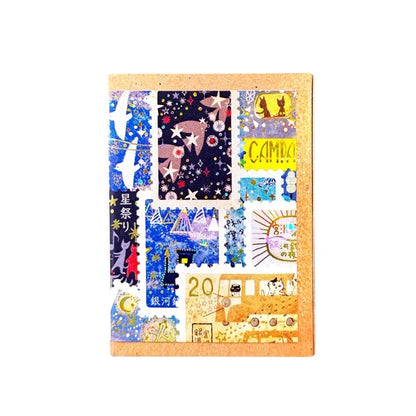SEAL-DO PRINTING Kirapika Foil Flake Stickers - Night on the Galactic Railroad - Additional product image