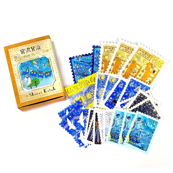 SEAL-DO PRINTING Kirapika Foil Flake Stickers - Night on the Galactic Railroad - Additional product image