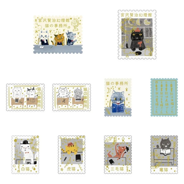 SEAL-DO PRINTING Kirapika Foil Flake Stickers - The Cat's Office - Additional product image