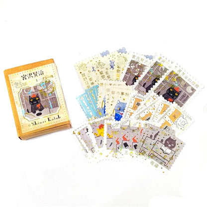 SEAL-DO PRINTING Kirapika Foil Flake Stickers - The Cat's Office - Additional product image