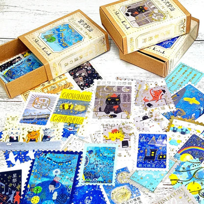 SEAL-DO PRINTING Kirapika Foil Flake Stickers - The Cat's Office - Additional product image