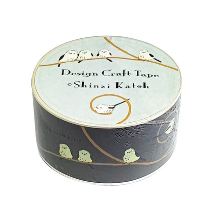 SEAL-DO PRINTING Shinzi Katoh Tsuyoharu Craft Tape - Long-Tailed Tit
