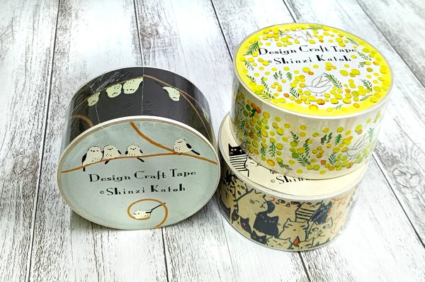 SEAL-DO PRINTING Shinzi Katoh Tsuyoharu Craft Tape - Long-Tailed Tit