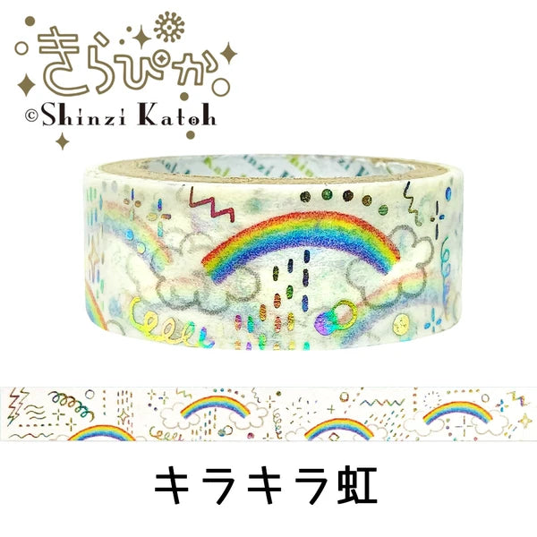 SEAL-DO PRINTING Kirapika Foil Masking Tape - Sparkling Rainbow