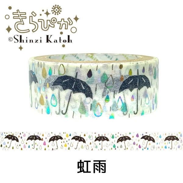 SEAL-DO PRINTING Kirapika Foil Masking Tape - Rainbow Rain