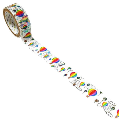 SEAL-DO PRINTING Kirapika Foil Masking Tape - Rainbow Balloon
