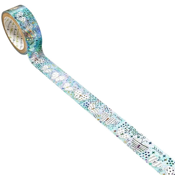 SEAL-DO PRINTING Kirapika Foil Masking Tape - Rainbow Butterfly
