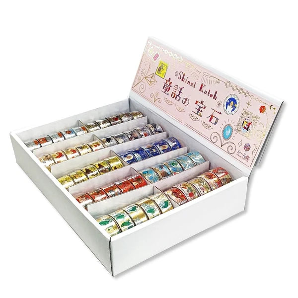 SEAL-DO PRINTING Fairy Tale Jewels Aesop Kirapika Masking Tape Display Set