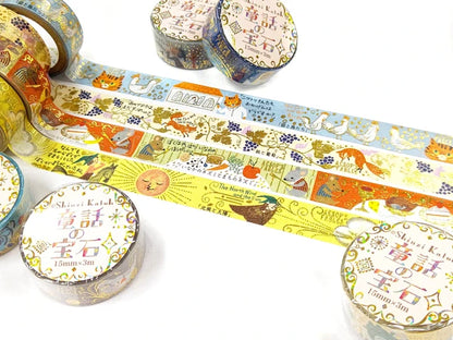 SEAL-DO PRINTING Fairy Tale Jewels Kirapika Masking Tape - The Fox and the Grapes