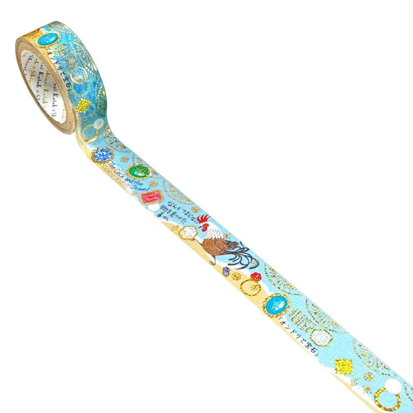 SEAL-DO PRINTING Fairy Tale Jewels Kirapika Masking Tape - The Rooster and the Jewel