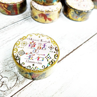 SEAL-DO PRINTING Fairy Tale Jewels Kirapika Masking Tape - The Rooster and the Jewel