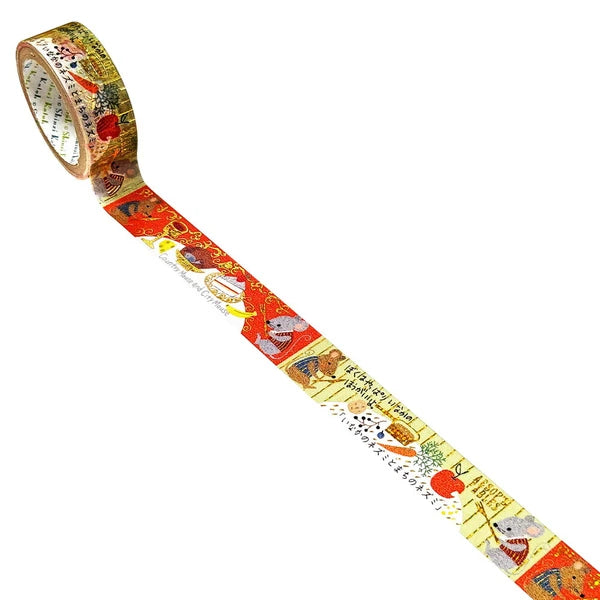 SEAL-DO PRINTING Fairy Tale Jewels Kirapika Masking Tape - The Town Mouse and the Country Mouse
