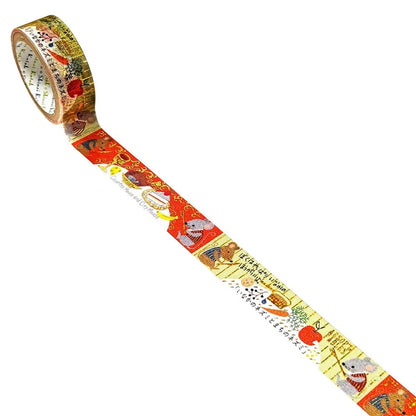 SEAL-DO PRINTING Fairy Tale Jewels Kirapika Masking Tape - The Town Mouse and the Country Mouse