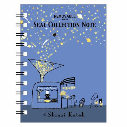 SEAL-DO PRINTING Shinzi Katoh Sticker Book - Stardust Cookie Cat
