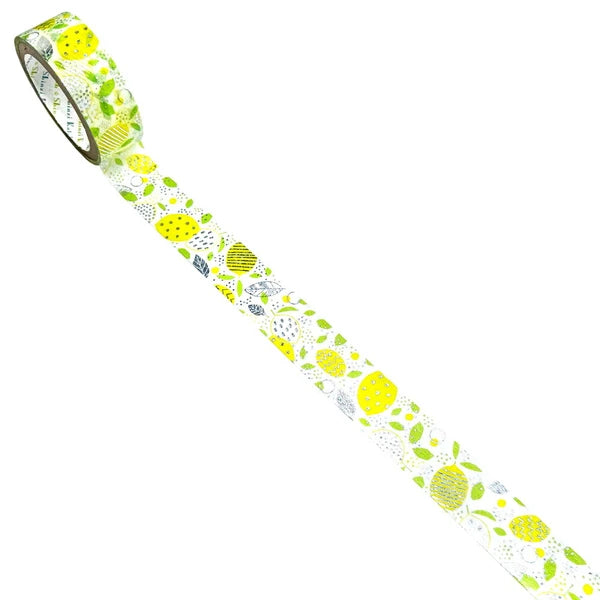 SEAL-DO PRINTING Kirapika Silver Foil Masking Tape - Lemon 2