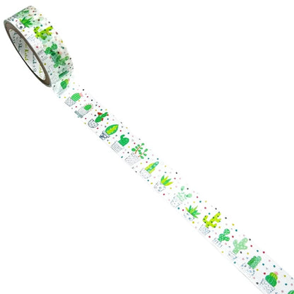 SEAL-DO PRINTING Kirapika Masking Tape - Cactus - Additional product image