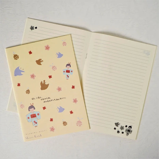 Kinose Printing Birds Notebook