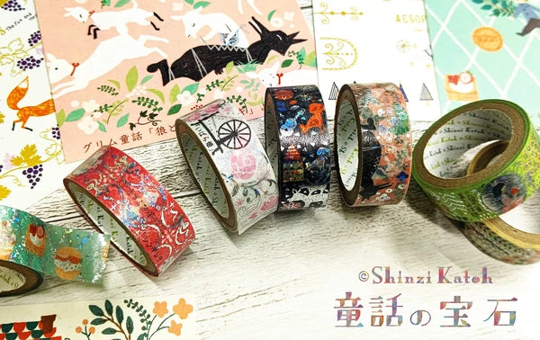 SEAL-DO PRINTING Fairy Tale Jewels Grimm Kirapika Masking Tape Display Set
