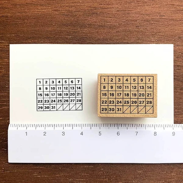 STAMP MARCHE Habit Tracker Calendar S Rubber Stamp