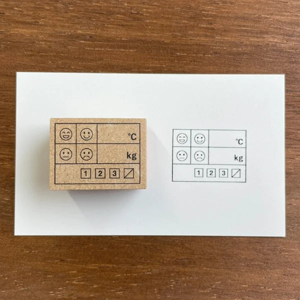 STAMP MARCHE Health Management Record Rubber Stamp