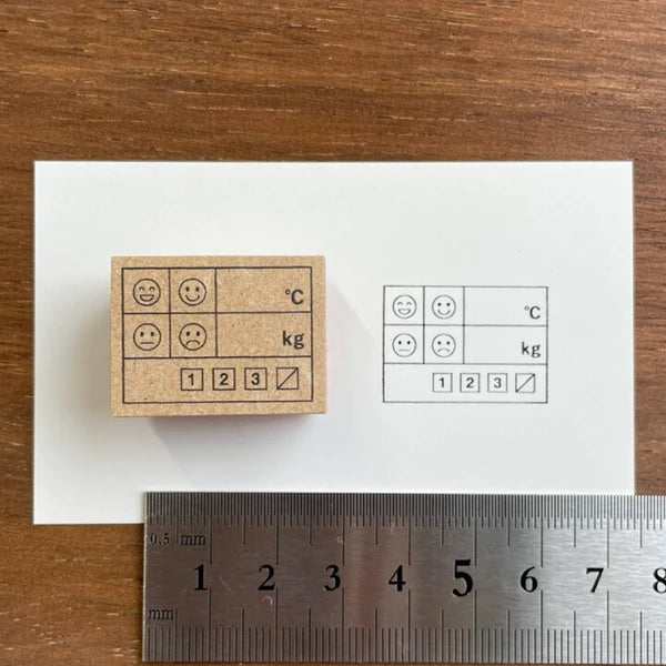 STAMP MARCHE Health Management Record Rubber Stamp