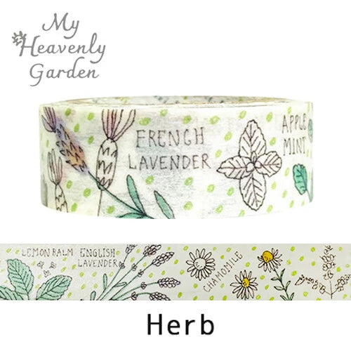 SEAL-DO PRINTING Heavenly Garden Masking Tape - Herb