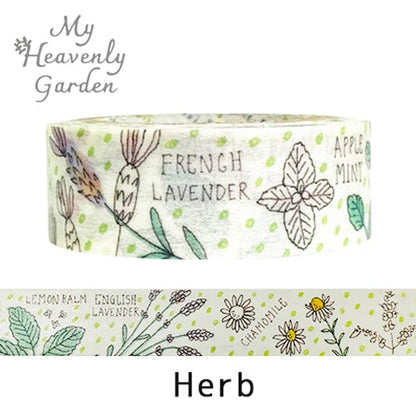 SEAL-DO PRINTING Heavenly Garden Masking Tape - Herb