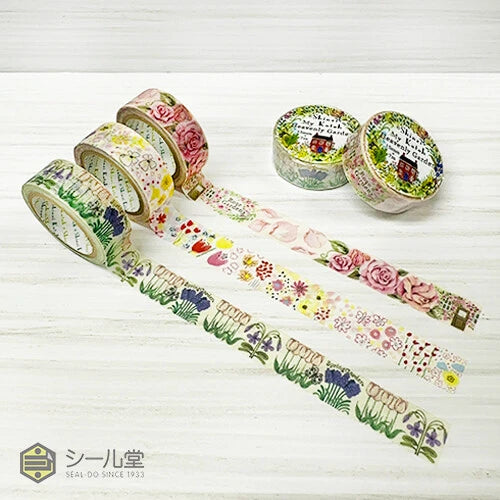 SEAL-DO PRINTING Heavenly Garden Masking Tape - Rose Garden