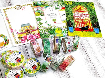 SEAL-DO PRINTING Banana Paper Postcard - Garden Letter