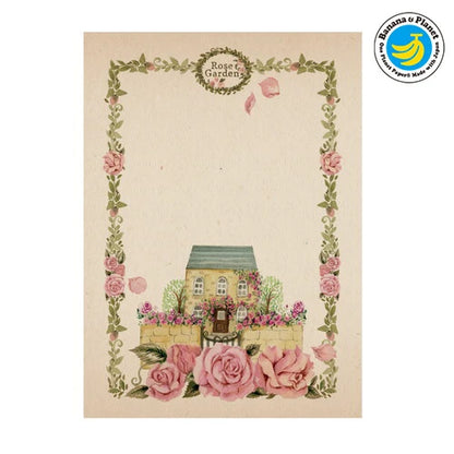 SEAL-DO PRINTING Banana Paper Postcard - Rose Garden