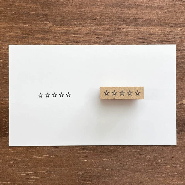 STAMP MARCHE Five-Star 18mm Rubber Stamp