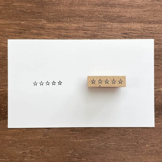 STAMP MARCHE Five-Star 18mm Rubber Stamp