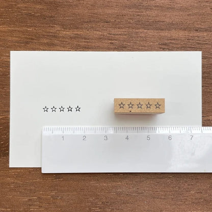 STAMP MARCHE Five-Star 18mm Rubber Stamp